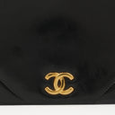 Chanel Black Patent Leather Full Flap Bag