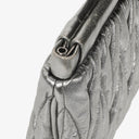 Miu Miu Matelasse Metallic Leather Clutch
