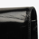 Chanel Black Patent Leather Full Flap Bag