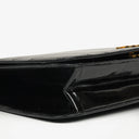 Chanel Black Patent Leather Full Flap Bag