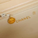 Chanel Medium Classic Single Flap Bag Beige Quilted Lambskin
