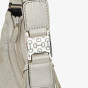 Gucci Silver Metallic Canvas Hobo Bag