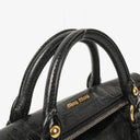 Miu Miu Vitello Black Bow Satchel Bag