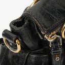 Miu Miu Vitello Black Bow Satchel Bag