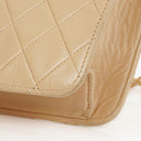 Chanel Medium Classic Single Flap Bag Beige Quilted Lambskin