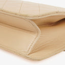 Chanel Medium Classic Single Flap Bag Beige Quilted Lambskin