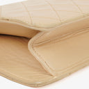 Chanel Medium Classic Single Flap Bag Beige Quilted Lambskin