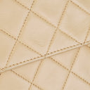 Chanel Medium Classic Single Flap Bag Beige Quilted Lambskin