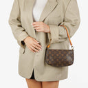 Louis Vuitton Pochette Accessoires Monogram Canvas Clutch Handbag