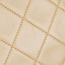 Chanel Medium Classic Single Flap Bag Beige Quilted Lambskin