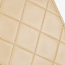 Chanel Medium Classic Single Flap Bag Beige Quilted Lambskin
