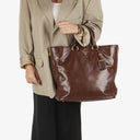 Prada Soft Leather Tote Bag