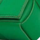 Bottega Veneta Mini Cassette Parakeet Maxi Intrecciato Leather Crossbody Bag