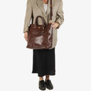 Prada Soft Leather Tote Bag