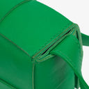 Bottega Veneta Mini Cassette Parakeet Maxi Intrecciato Leather Crossbody Bag