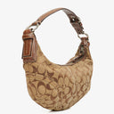 Coach Brown Signature Hobo Bag