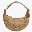 Coach Brown Signature Hobo Bag