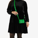 Bottega Veneta Mini Cassette Parakeet Maxi Intrecciato Leather Crossbody Bag