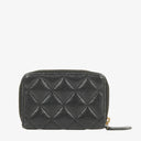 Chanel Black Caviar Leather Zip Wallet