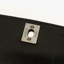 Chanel Small Single Black Quilted Patent Leather Flap Bag