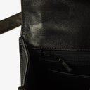 Chanel Small Single Black Quilted Patent Leather Flap Bag