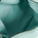 Bottega Veneta Blue Leather Double Knot Clutch