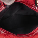 Gucci Red GG Canvas Shoulder Hobo Bag