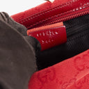 Gucci Red GG Canvas Shoulder Hobo Bag