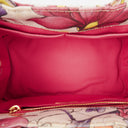 Prada Floral Canapa Logo Tote Bag