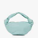 Bottega Veneta Blue Leather Double Knot Clutch