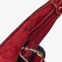Gucci Red GG Canvas Shoulder Hobo Bag