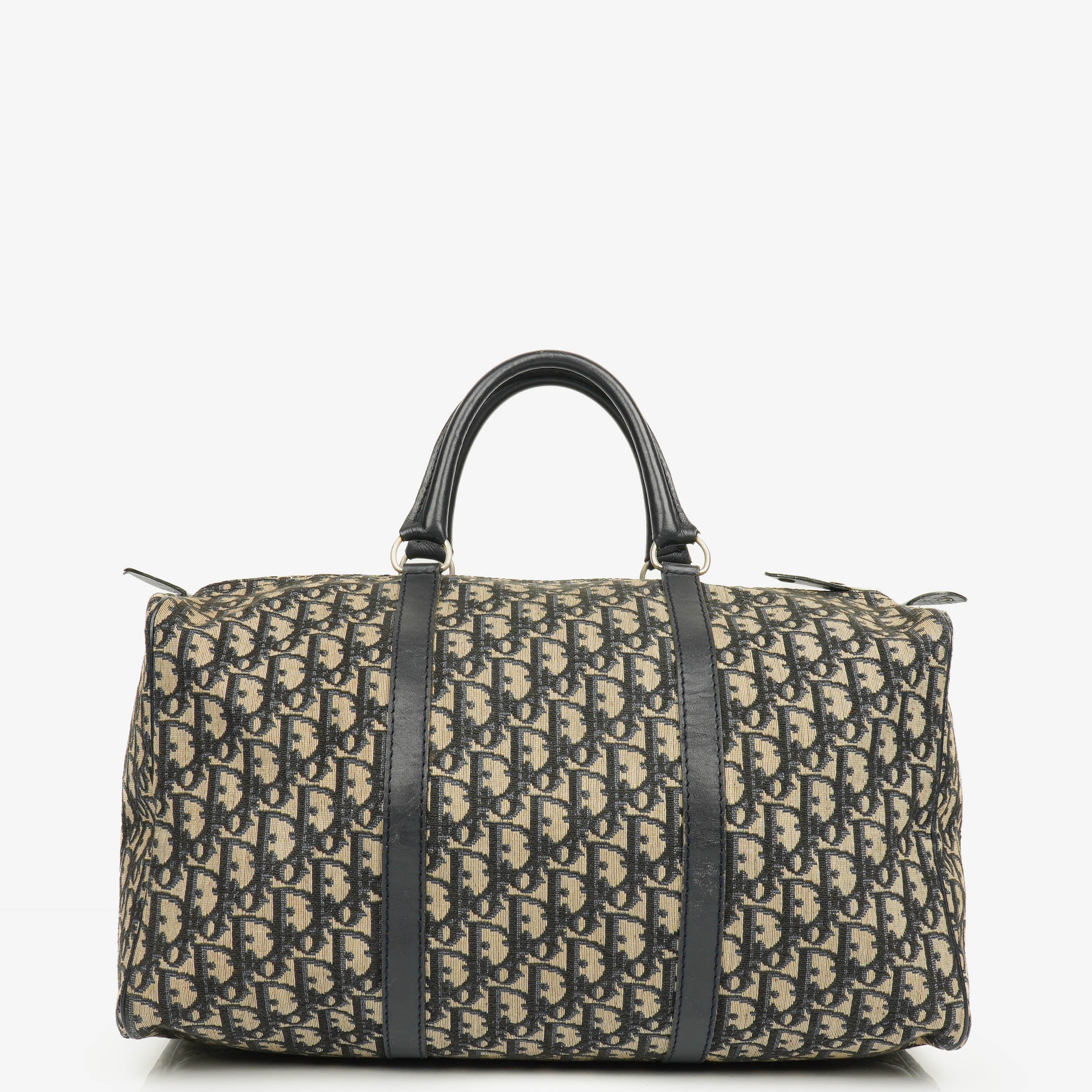 Sac Boston Christian Dior Trotter 40 vintage beige/marine
