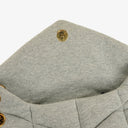 Yves Saint Laurent Grey Quilted Jersey Puffer Loulou Bag