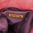 Miu Miu Vitello Bow Satchel Bag