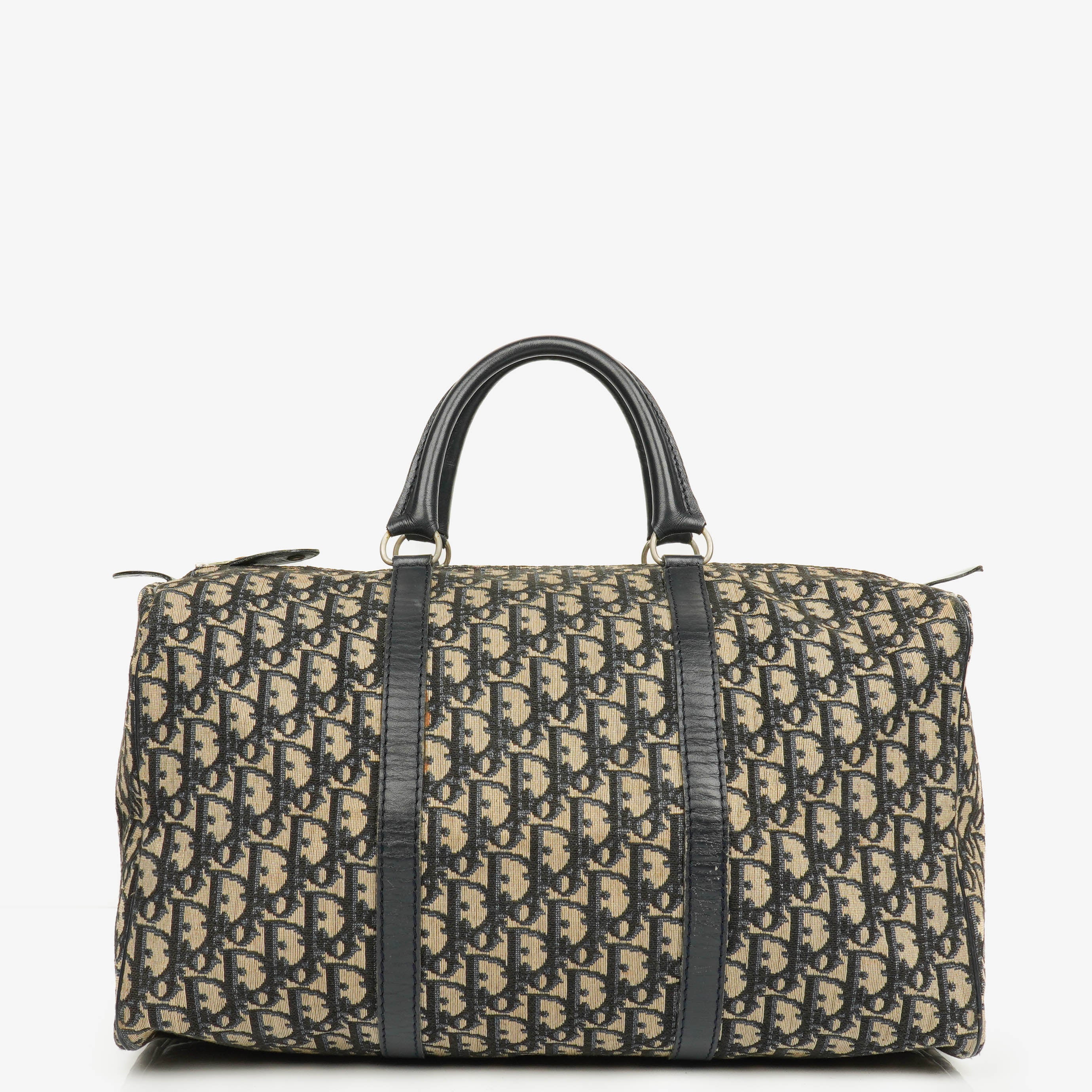 Sac Boston Christian Dior Trotter 40 vintage beige/marine