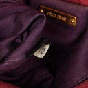 Miu Miu Vitello Bow Satchel Bag