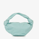 Bottega Veneta Blue Leather Double Knot Clutch