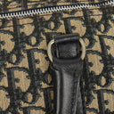 Christian Dior Trotter 40 Vintage Beige/Navy Boston Bag