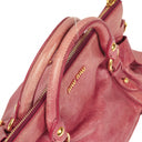 Miu Miu Vitello Bow Satchel Bag