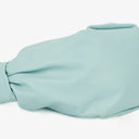 Bottega Veneta Blue Leather Double Knot Clutch