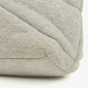Yves Saint Laurent Grey Quilted Jersey Puffer Loulou Bag