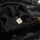 Miu Miu Black Vitello Satchel Bag
