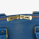 Sac à main Louis Vuitton Alma PM en cuir Epi bleu