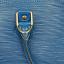Sac à main Louis Vuitton Alma PM en cuir Epi bleu