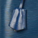 Louis Vuitton Alma PM Blue EPI Leather Handbag