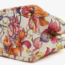 Prada Floral Canapa Logo Tote Bag