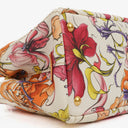 Prada Floral Canapa Logo Tote Bag