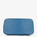 Sac à main Louis Vuitton Alma PM en cuir Epi bleu