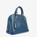 Louis Vuitton Alma PM Blue EPI Leather Handbag