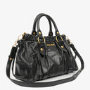 Miu Miu Black Vitello Satchel Bag